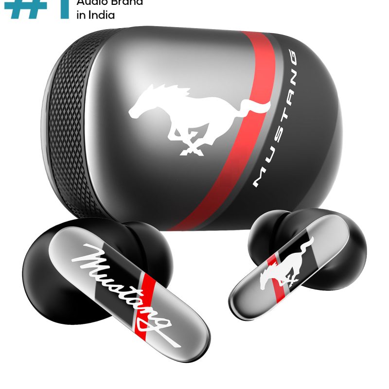 Mustang Official Collab Dyno Wireless Earbuds With Powerful Sound & Stylish Design