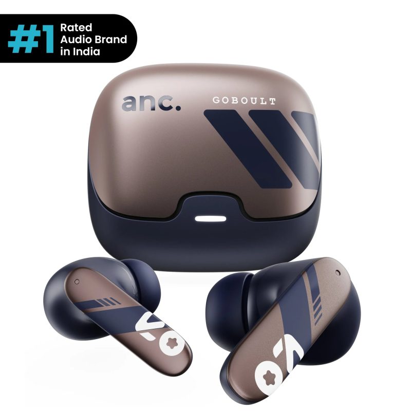Z40 Pro V2.0 Anc Indigo Rust Wireless Earbuds With Active Noise Cancellation & Immersive Audio
