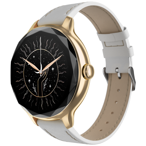 Noisefit Diva Pearl White Smartwatch For Women With Fitness & Health Tracking