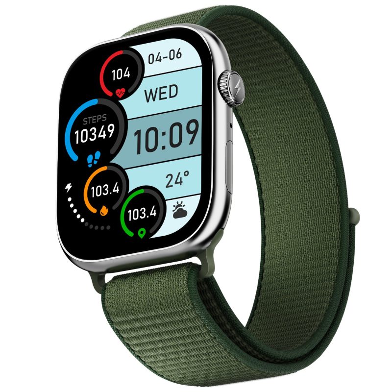 Ring X Nylon Green Smart Ring With Health & Activity Tracking