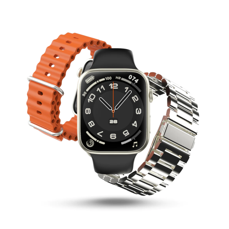 Pebble Trio 1.96 Inch Bluetooth Calling Smartwatch With Ai Voice Assistant & Multi-Sport Modes