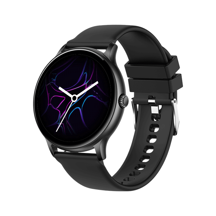 Phoenix Black Smartwatch With Fitness & Health Tracking