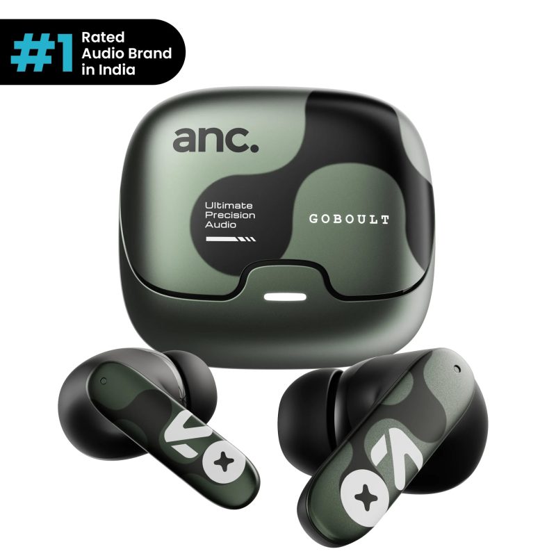 Z40 Pro V2.0 Anc Jungle Green Wireless Earbuds With Active Noise Cancellation & Immersive Sound