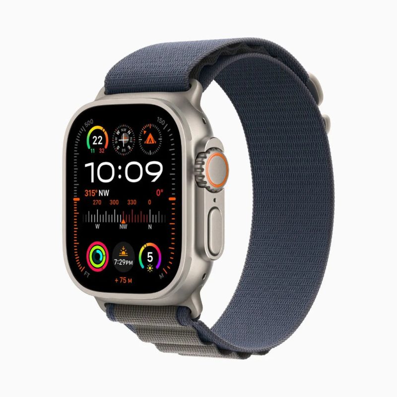 Apple Watch Ultra 2 Gps + Cellular Titanium Smartwatch With Advanced Fitness & Outdoor Features
