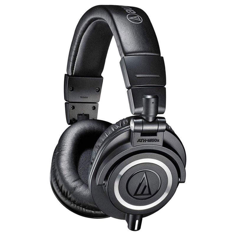 Audio-Technica Ath-M50X Professional Studio Monitor Headphones For Detailed Audio