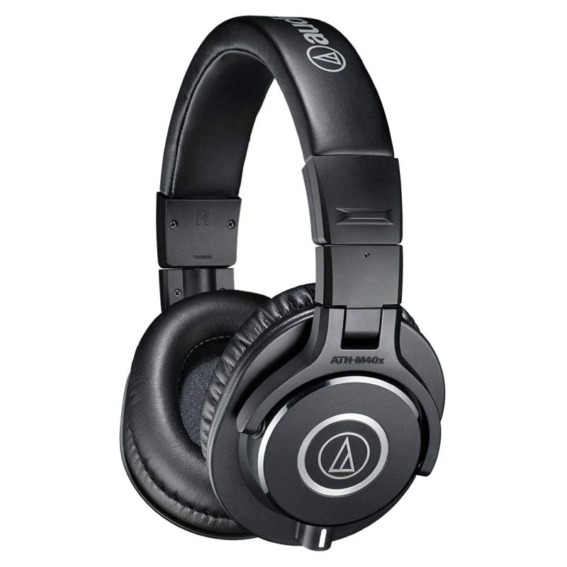 Audio-Technica Ath-M40X Professional Studio Monitor Headphones For Accurate Sound