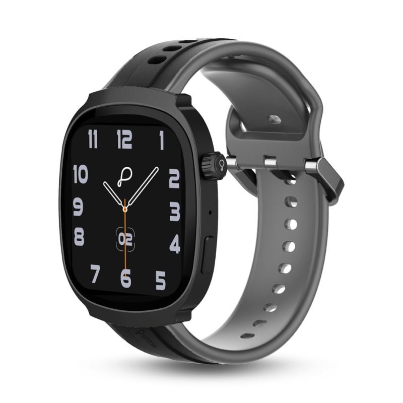 Pebble Axis Smartwatch With Bluetooth Calling & Fitness Tracking