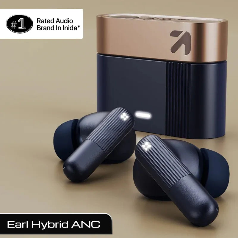 Earl Sapphire Blue Wireless Earbuds With Clear Sound & Powerful Bass