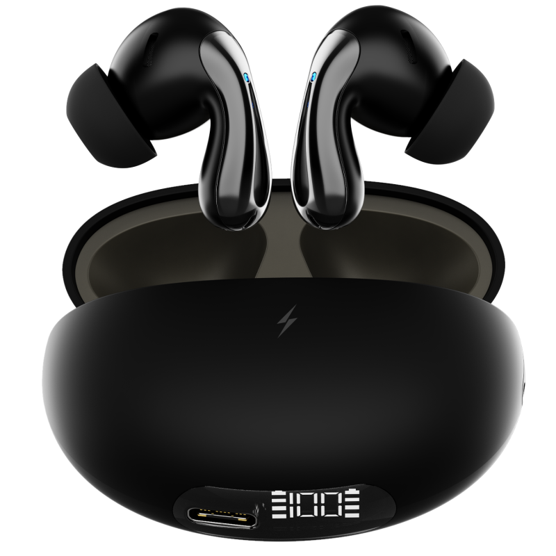 Firepods Aero Drift Stone Black Tws Wireless Earbuds With Rich Sound & Powerful Bass