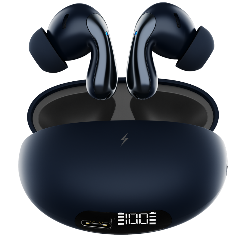 Firepods Aero Drift Midnight Navy Tws Wireless Earbuds With Immersive Sound & Deep Bass