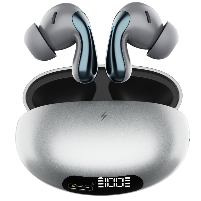 Firepods Aero Drift Lunar Blue Tws Wireless Earbuds With Powerful Bass & Clear Sound