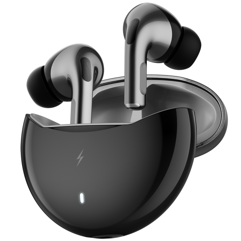 Firepods Aero Pro Grey Tws Wireless Earbuds With Premium Sound & Powerful Bass