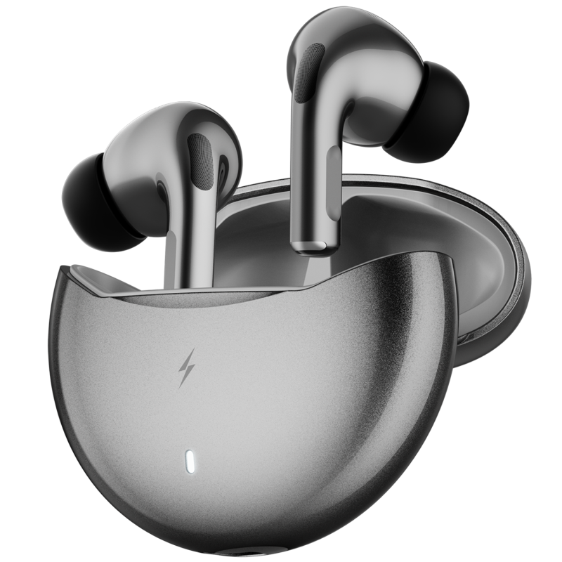 Firepods Aero Ultra Black Tws Wireless Earbuds With Premium Sound & Deep Bass