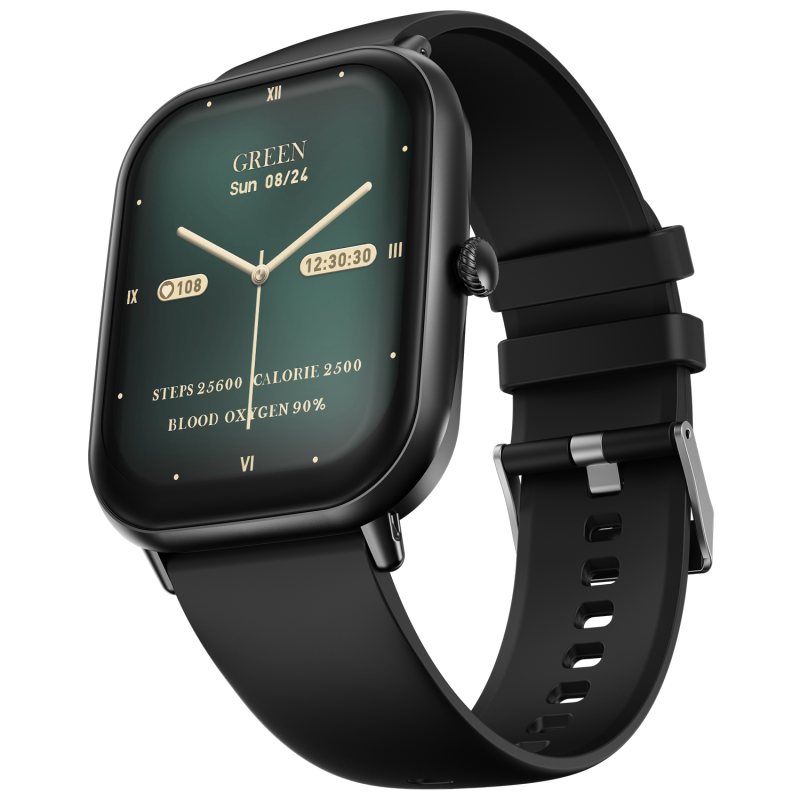Ninja Call Pro Max Black Bluetooth Calling Smartwatch With Fitness Tracking