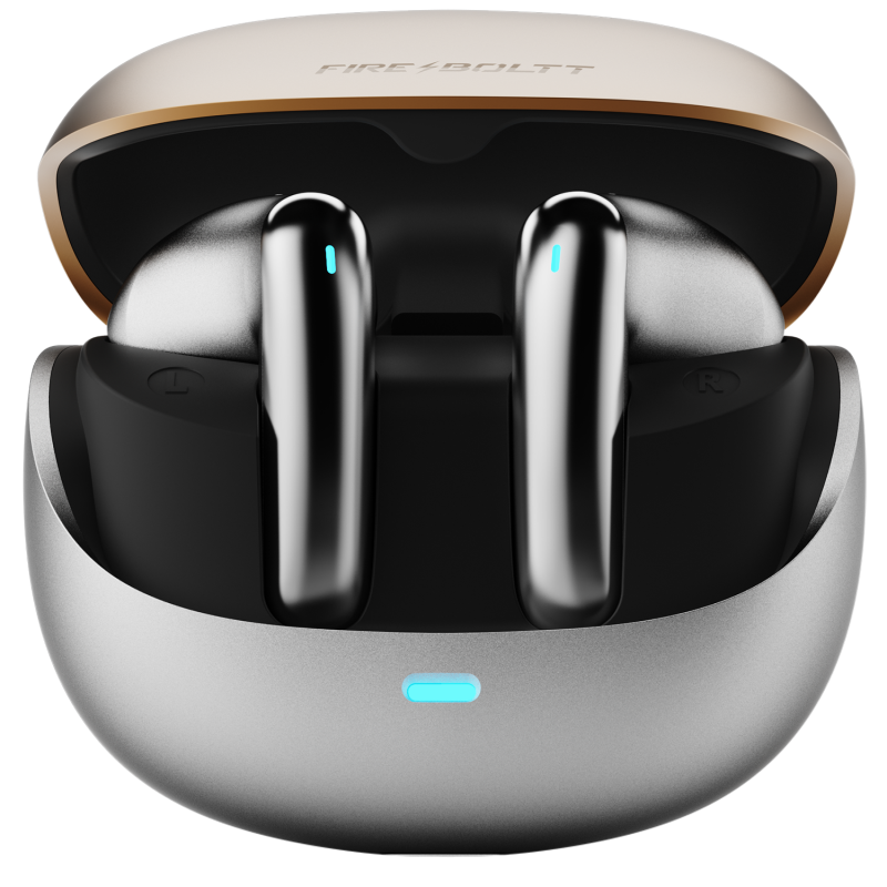 Firepods Aero Fit Copper Mist Tws Wireless Earbuds With Clear Audio & Immersive Sound