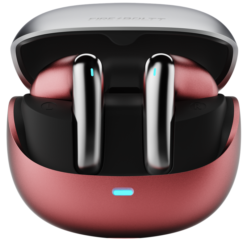 Firepods Aero Fit Frost Ruby Tws Wireless Earbuds With Rich Sound & Powerful Bass
