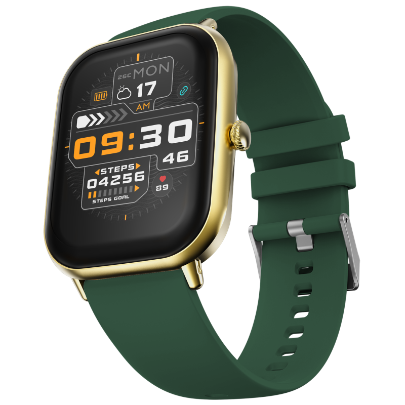 Ninja Call Pro Max Forest Green Bluetooth Calling Smartwatch With Fitness & Health Tracking