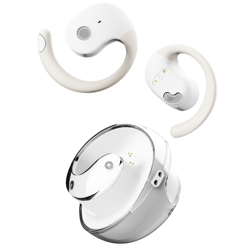 Firepods Aero Glide Polar White Tws Wireless Earbuds With Immersive Sound & Deep Bass