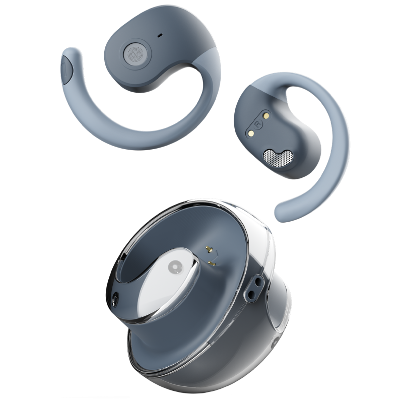 Firepods Aero Glide Grey Tws Wireless Earbuds With Rich Audio & Powerful Bass