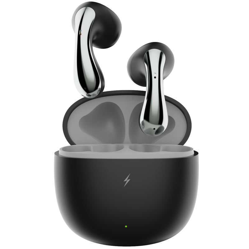 Firepods Aero Lite Midnight Black Tws Wireless Earbuds With Clear Sound & Deep Bass
