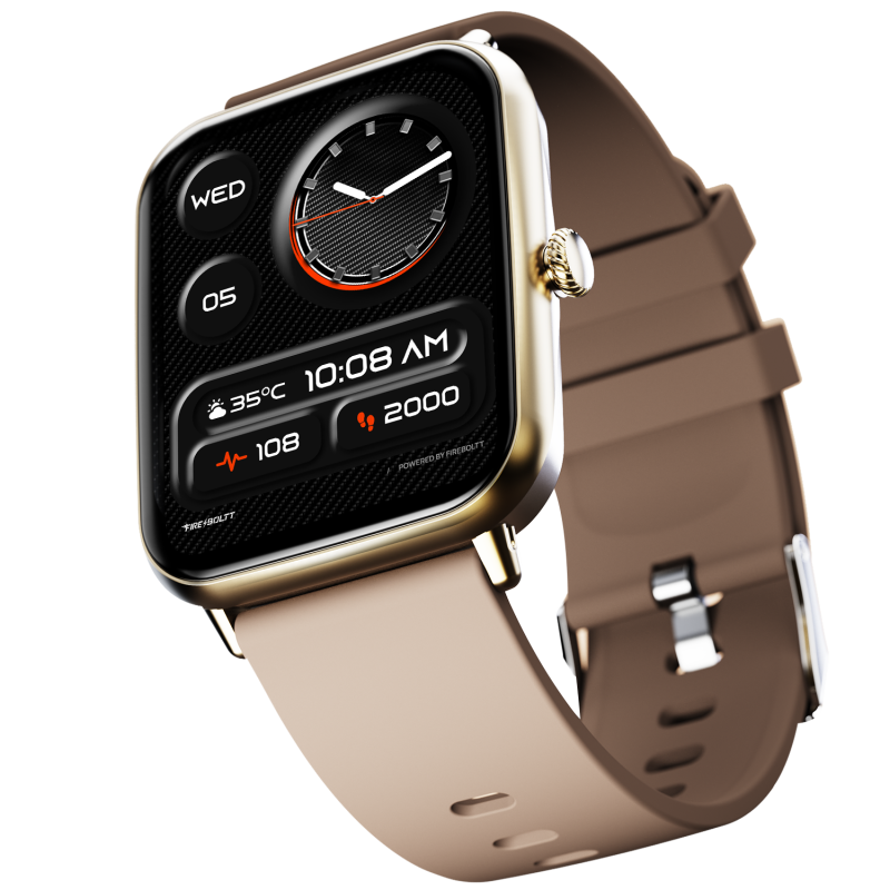Ninja Call Pro Plus Cinnamon Slate Bluetooth Calling Smartwatch With Fitness Tracking