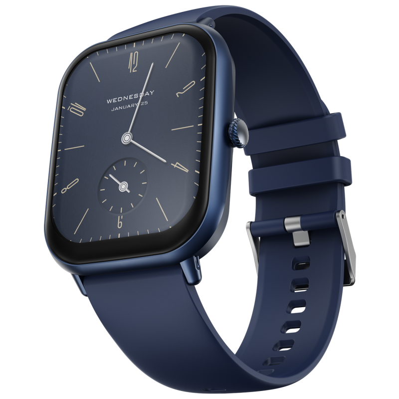 Ninja Call Pro Max Navy Blue Bluetooth Calling Smartwatch With Fitness & Health Monitoring