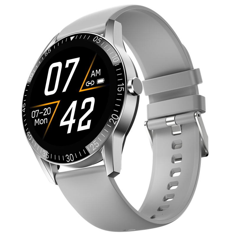Talk Grey Bluetooth Calling Smartwatch With Fitness & Health Tracking