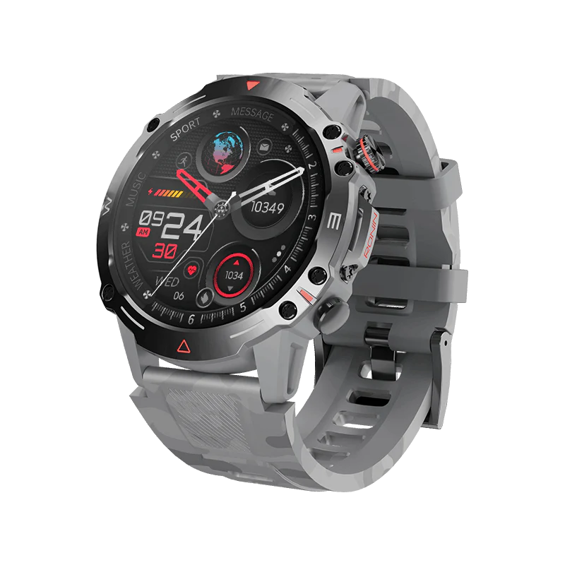 R-012 Rugged Smartwatch With Durable Design & Fitness Tracking